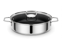 Delimano Classic Stainless Steel Округла тава со капак