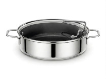 Delimano Classic Stainless Steel Округла тава со капак