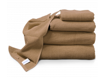 DORMEO COTTON TOWEL SET BROWN/BEIGE