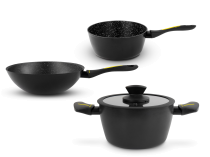 Delimano Eterna Legend Тенџере со капак, Вок тава и Сад за сос