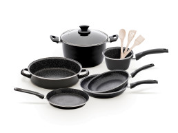 Delimano Stone Legend Black - 10 делен Сет садови за готвење