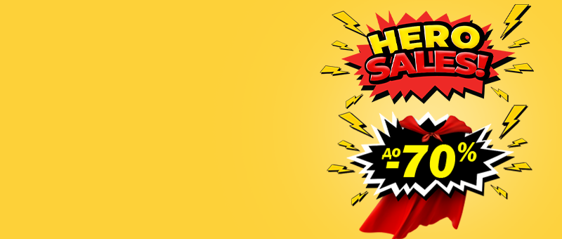 Hero Sales со ПОПУСТИ до -70%