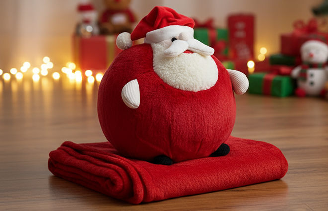 Wrap'n'play Играчка со ќебе - Дедо Мраз Wrap'n'play Играчка со ќебе - Дедо Мраз